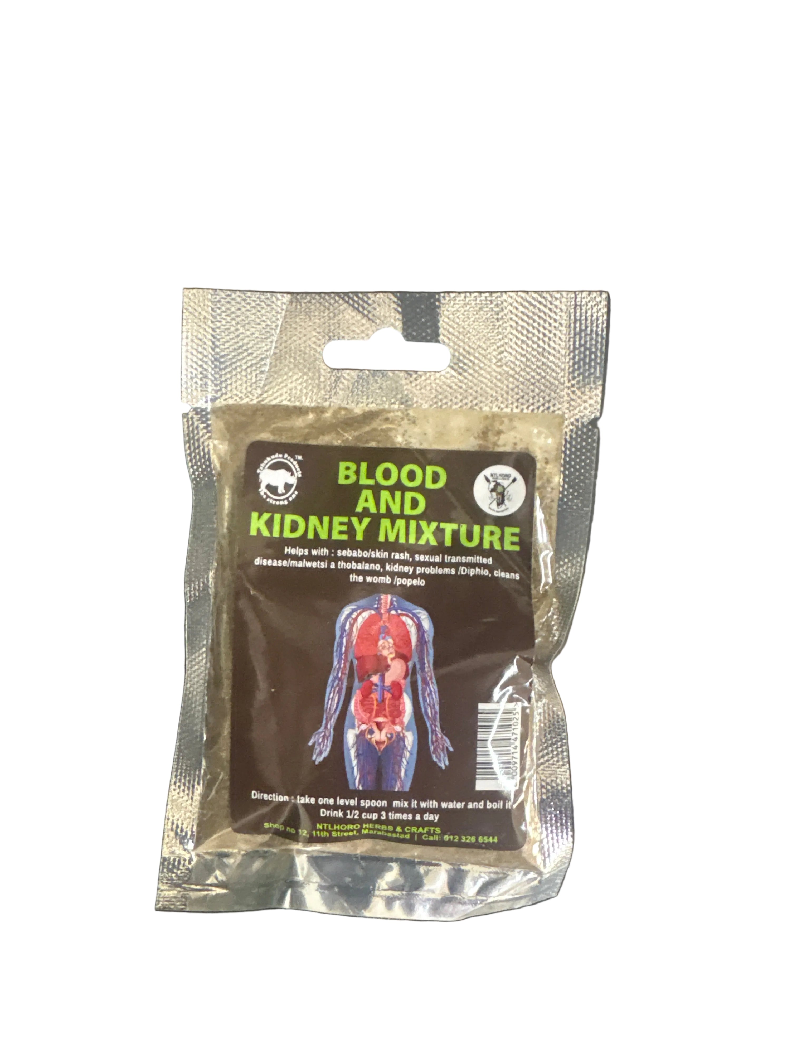 Blood and kidney mix